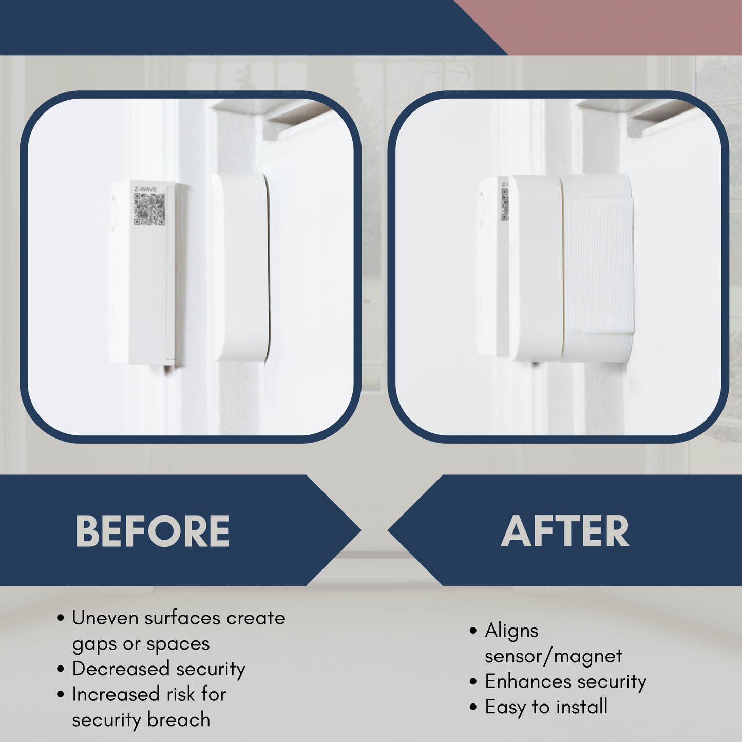 Sensor Riser|Spacer Compatible with Ring Security System