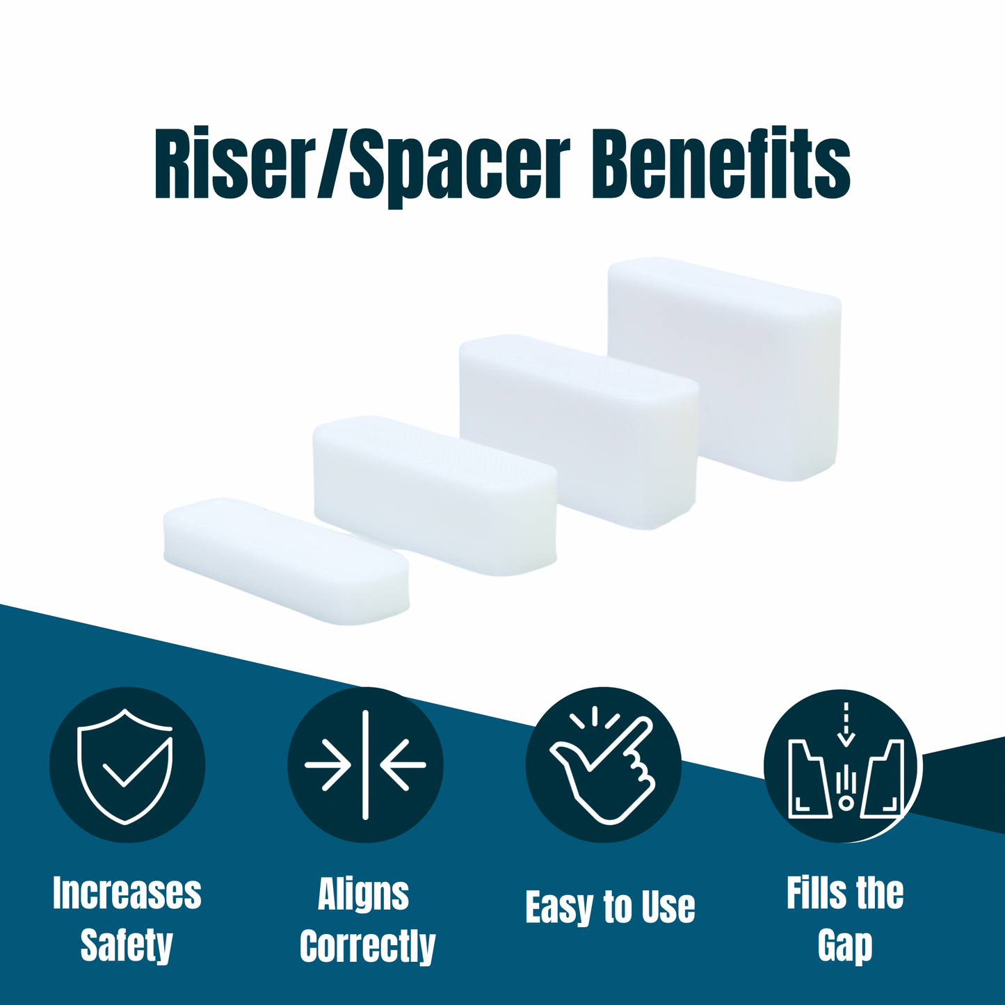 Spacer | Riser Compatible with Simplisafe Contact Sensor