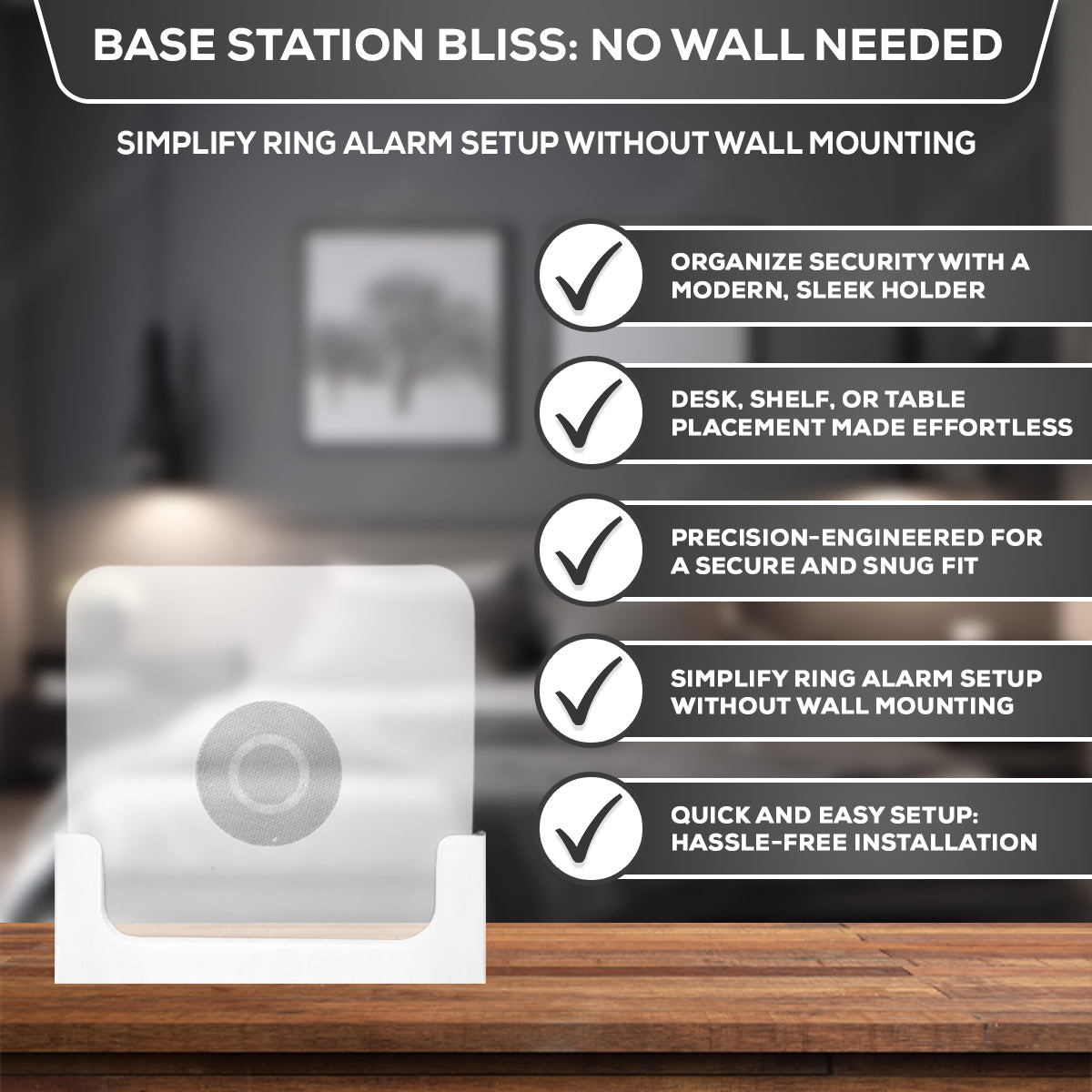 Base Station Holder Compatible Ring Security Alarm Base Station